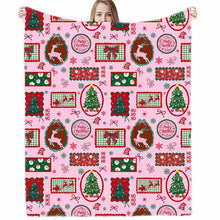 Load image into Gallery viewer, Pink Christmas Blanket *Pre Order* *CIJ SPECIAL* (Closing 07/29/2026)
