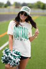 Load image into Gallery viewer, Green Football Stars Tee
