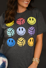 Load image into Gallery viewer, Neon Volleyballs And Smileys Tee
