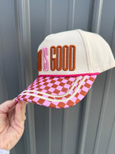 Load image into Gallery viewer, God is good embroidered hat
