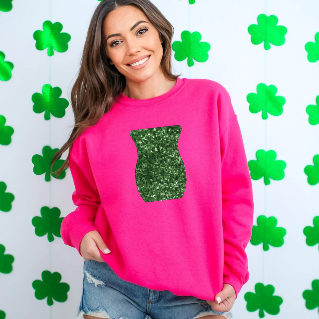 waxbar sequin appliqué sweatshirt