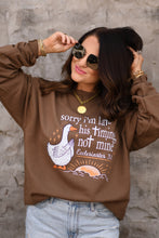 Load image into Gallery viewer, Sorry I&#39;m Late His Timing Not Mine Sweatshirt
