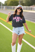 Load image into Gallery viewer, Dawgs Gingham Bow Tee
