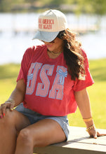 Load image into Gallery viewer, USA Stripes &amp; Bows Tee
