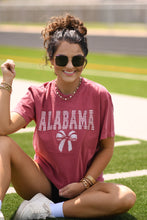 Load image into Gallery viewer, Alabama Gingham Bow Tee

