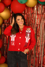 Load image into Gallery viewer, *PRE ORDER* Red Nutcracker Cardigan
