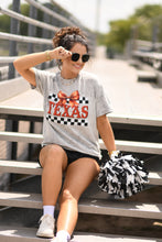 Load image into Gallery viewer, Texas Checkered Bow Tee

