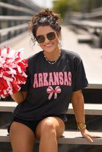Load image into Gallery viewer, Arkansas Gingham Bow Tee
