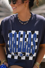 Load image into Gallery viewer, Dallas Checkered Stars Tee
