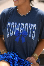 Load image into Gallery viewer, Cowboys Chinoiserie Bow Tee
