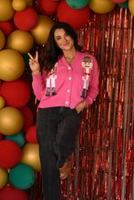Load image into Gallery viewer, *PRE ORDER* Pink Nutcracker Cardigan
