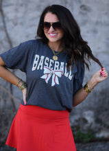 Load image into Gallery viewer, Faux Yarn Bow Baseball Tee
