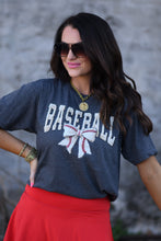 Load image into Gallery viewer, Faux Yarn Bow Baseball Tee
