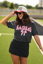 Load image into Gallery viewer, Raiders Gingham Bow Tee
