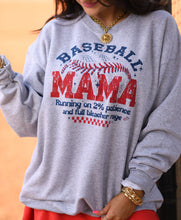 Load image into Gallery viewer, Baseball Mama Running On 2% Patience And Bleacher Rage Tee/Sweatshirt
