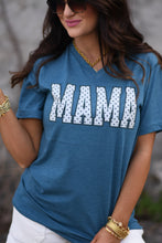 Load image into Gallery viewer, Mama Polka Dots V Neck Tee
