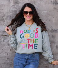 Load image into Gallery viewer, God Is Good All The Time Watercolor Sweatshirt/Tee
