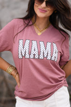 Load image into Gallery viewer, Mama Polka Dots V Neck Tee
