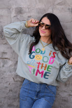 Load image into Gallery viewer, God Is Good All The Time Watercolor Sweatshirt/Tee
