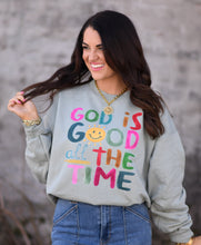 Load image into Gallery viewer, God Is Good All The Time Watercolor Sweatshirt/Tee
