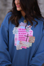 Load image into Gallery viewer, He Has A Plan I have A Purpose Sweatshirt
