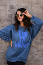 Load image into Gallery viewer, She Is Worthy Sweatshirt

