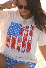 Load image into Gallery viewer, Floral Swatch Flag Tee

