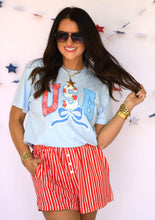 Load image into Gallery viewer, USA DARLING BOW TEE
