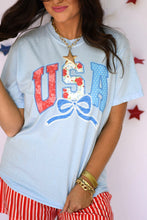 Load image into Gallery viewer, USA DARLING BOW TEE
