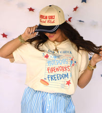 Load image into Gallery viewer, Guest Check Hotdogs Freedom Fireworks Tee/Tank
