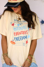 Load image into Gallery viewer, Guest Check Hotdogs Freedom Fireworks Tee/Tank
