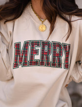 Load image into Gallery viewer, Merry Plaid Sweatshirt / Tee
