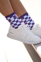 Load image into Gallery viewer, *RTS* PURPLE GAME DAY SOCKS
