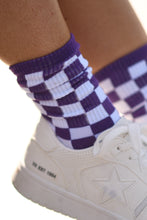 Load image into Gallery viewer, *RTS* PURPLE GAME DAY SOCKS
