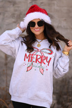 Load image into Gallery viewer, Merry Christmas Bow Tee / Sweatshirt
