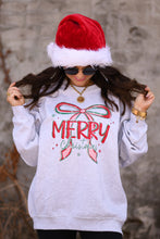 Load image into Gallery viewer, Merry Christmas Bow Tee / Sweatshirt
