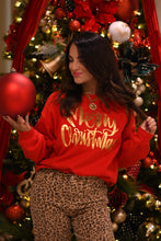 Load image into Gallery viewer, *SALE* RTS Merry Christmas Foil Sweatshirts
