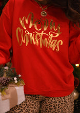 Load image into Gallery viewer, *SALE* RTS Merry Christmas Foil Sweatshirts
