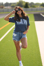 Load image into Gallery viewer, RTS Navy Game Day Vibes Tee
