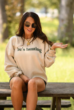 Load image into Gallery viewer, He&#39;s Hunting Tan Sweatshirts
