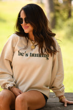 Load image into Gallery viewer, He&#39;s Hunting Tan Sweatshirts
