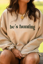 Load image into Gallery viewer, He&#39;s Hunting Tan Sweatshirts
