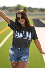 Load image into Gallery viewer, RTS Charcoal Game Day Vibes Tee
