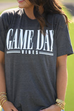 Load image into Gallery viewer, RTS Charcoal Game Day Vibes Tee
