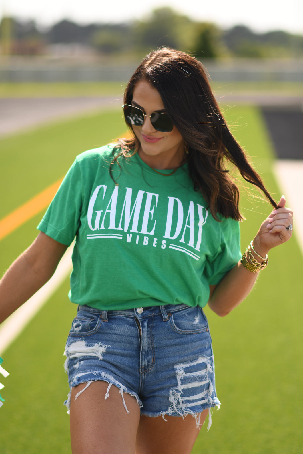 **SALE** RTS Green Game Day Vibes Tee