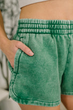 Load image into Gallery viewer, Daily Routine  Mineral Wash Shorts in  Forest
