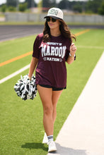 Load image into Gallery viewer, Property of Maroon and White Tee
