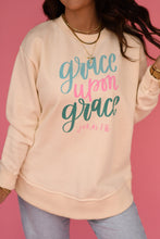 Load image into Gallery viewer, Grace Upon Grace Weekend Sweatshirt
