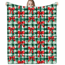 Load image into Gallery viewer, Christmas Bows Blanket *Pre Order* *CIJ SPECIAL* (Closing 07/29/2026)
