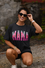 Load image into Gallery viewer, Mama Checkered Flames Tee
